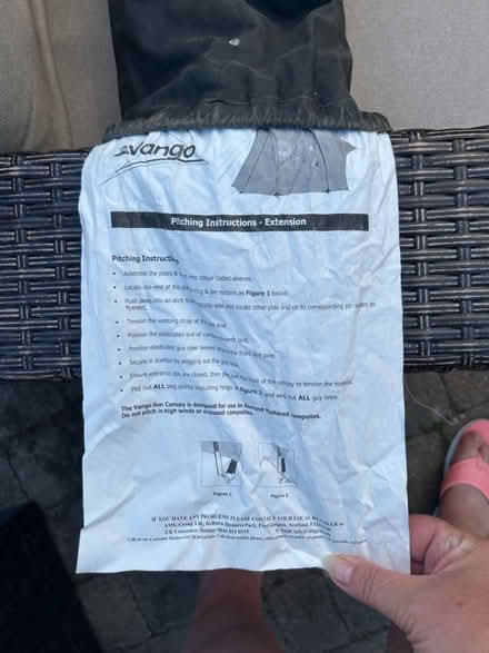 Photo of free Vango Tent Extension (RH13) #4