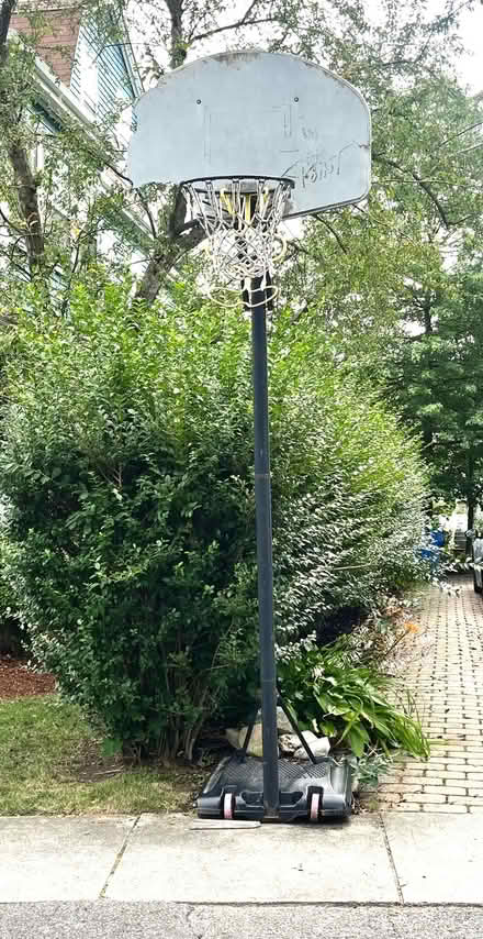 Photo of free used outdoor basketball hoop (Belmont) #1