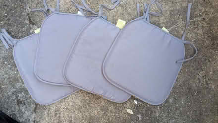 Photo of free 4 grey seat cushions (Loughton IG10) #1