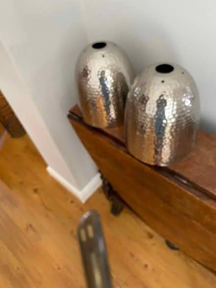 Photo of free Two metal lampshades (Newtown SG16) #1