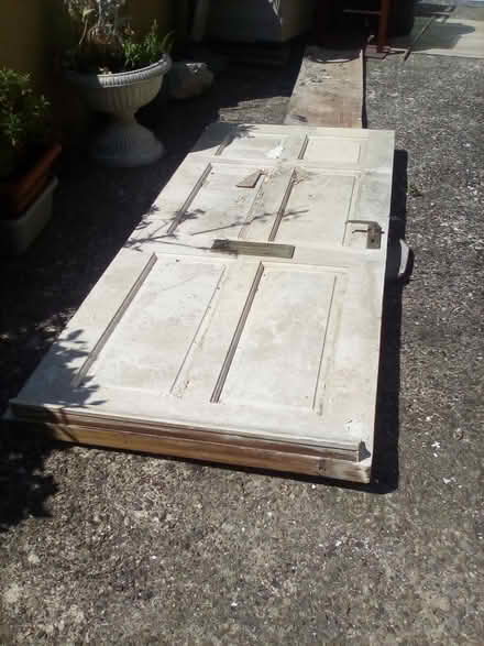 Photo of free Old wood door (Shipley, BD18) #2