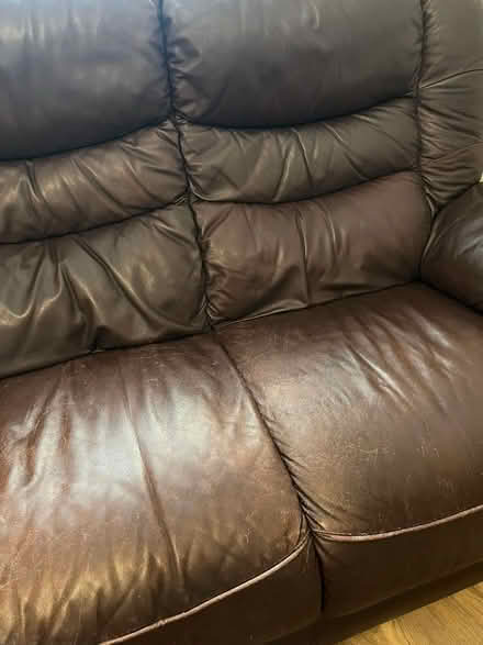 Photo of free 3 seater leather sofa (Walsall WS1) #4