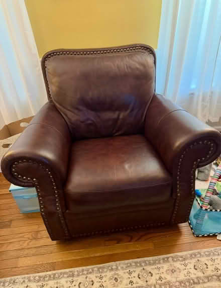 Photo of free Brown Leather Vhair (Burke) #1