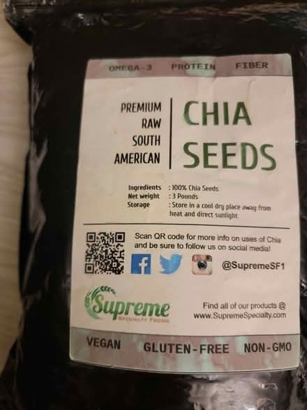 Photo of free Premium Chia Seeds (north philadelphia) #2