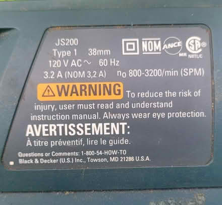 Photo of free Jig Saw (Medford ma) #3