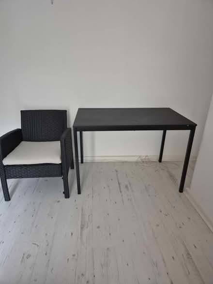 Photo of free Sturdy Black side table (Plymouth PL1) #1