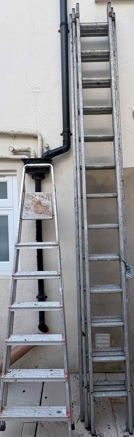 Photo of free Two used metal ladders (Preston Park area BN1) #1