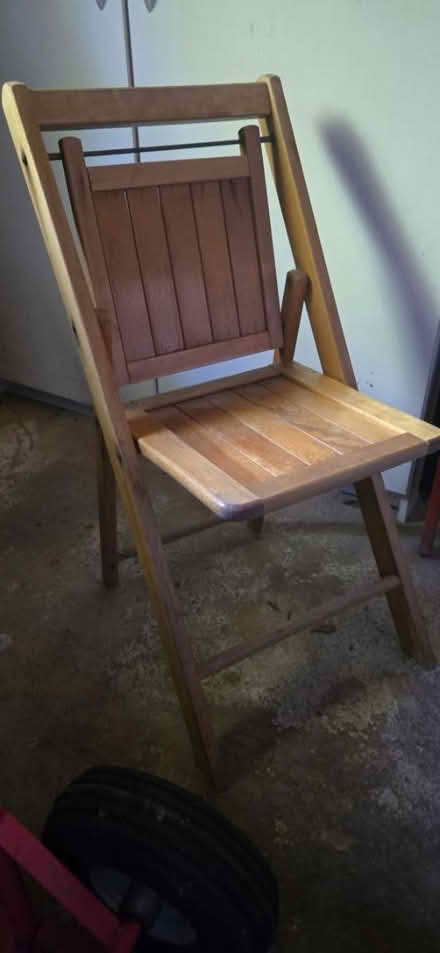 Photo of free Sturdy Wooden Folding chairs (Groton/Ayer line of rt 111) #1