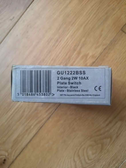 Photo of free 2-gang bruahed steel light switch (Streatham SW16) #2