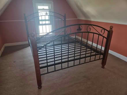 Photo of free Double bed (frame only) (Clontarf) #4