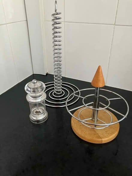 Photo of free Kitchen towel holder, spice rack and salt dispenser (Grange Park WA10) #1