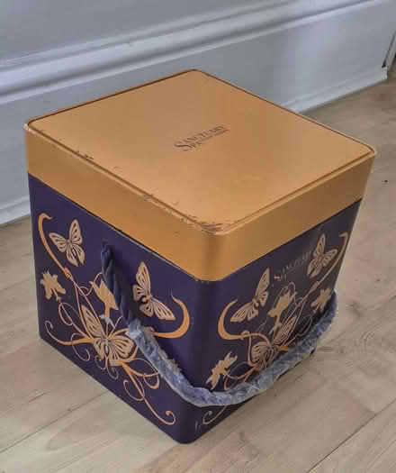 Photo of free Decorative storage tin (Ilford IG1) #1