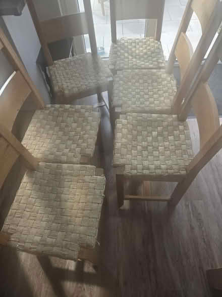 Photo of free 6 dining chairs (Ford end CM3) #1