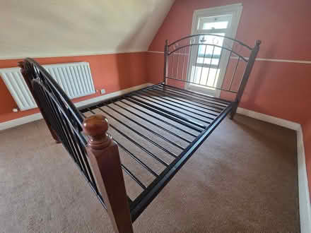 Photo of free Double bed (frame only) (Clontarf) #1