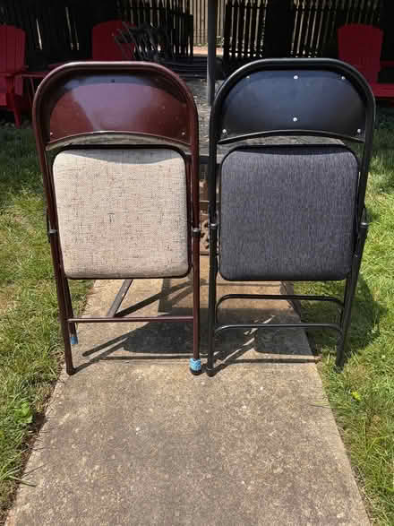 Photo of free Two folding chairs (Chevy Chase DC) #1