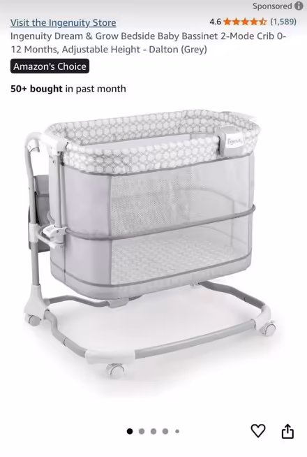 Photo of free Bassinet/portable crib (Paterson) #1