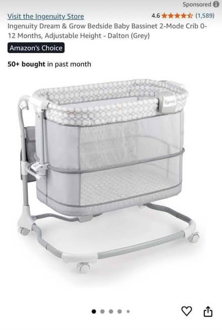 Photo of free Bassinet/portable crib (Paterson) #1