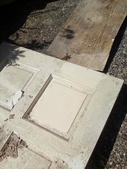 Photo of free Old wood door (Shipley, BD18) #1