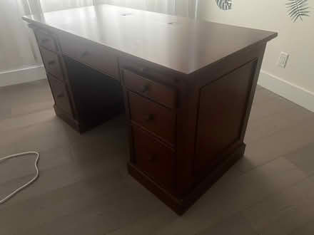 Photo of free Wood Desk (North Vancouver) #3