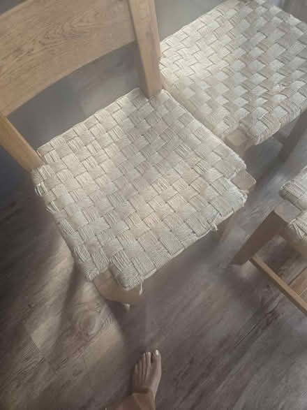 Photo of free 6 dining chairs (Ford end CM3) #2