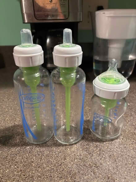Photo of free Glass baby bottles (Woodbridge) #1