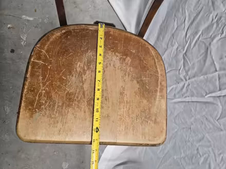 Photo of free Old wooden office/desk chair (Overland Rock Road & Brown) #2