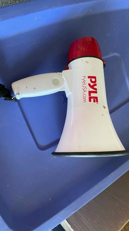 Photo of free Nerf, megaphone, sliding gloves (Fremont & 85) #2