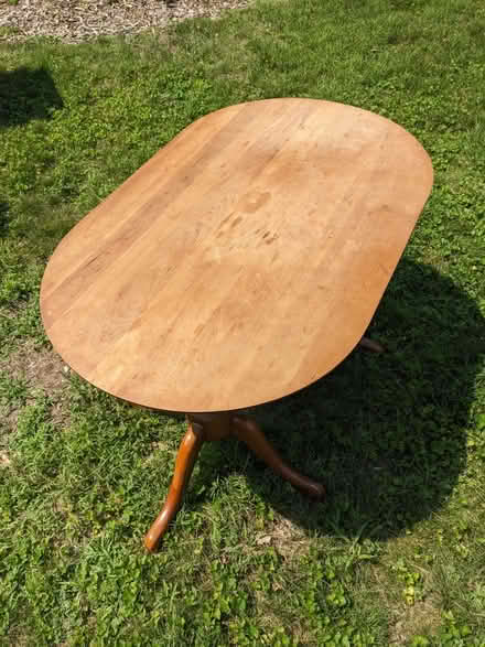 Photo of free Lovely wooden table (North Waltham) #1