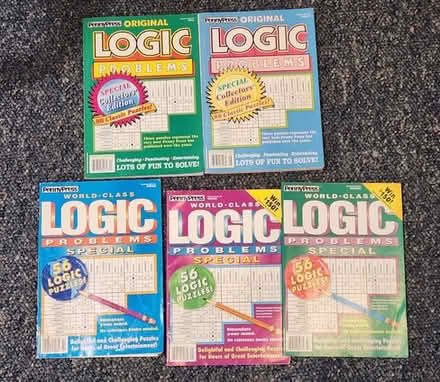 Photo of free 5 Logic Puzzle Books #1