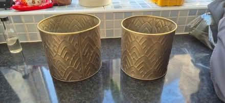Photo of free Brass plant pots (Kempston) #1