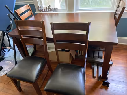 Photo of free Dining table and 4 chairs (Catonsville) #1