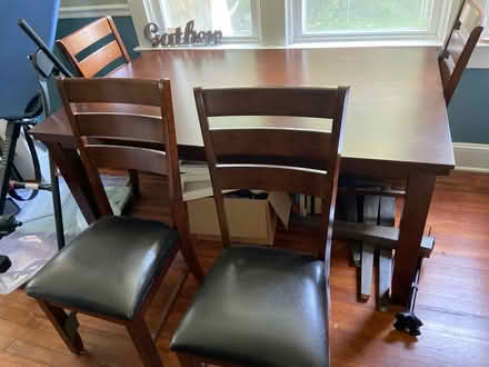 Photo of free Dining table and 4 chairs (Catonsville) #1