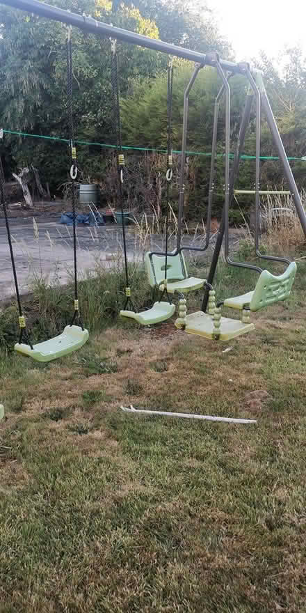 Photo of free Large children's swing set (Leeds LS13 bramley) #2