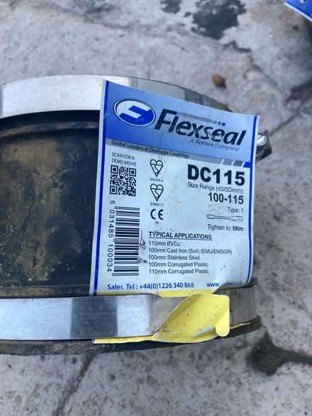 Photo of free Soil pipe rubber coupler (Greasby CH49) #1