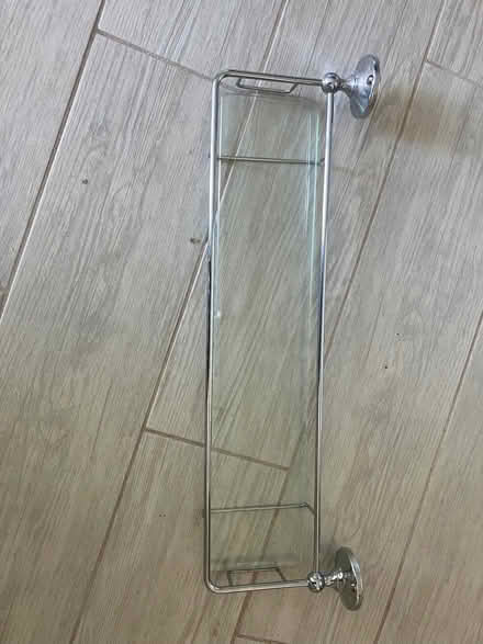 Photo of free Bathroom glass shelf, almost new. (Culgaith CA10) #1