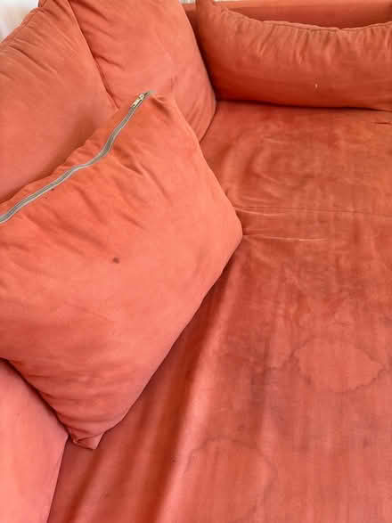 Photo of free Orange sofa (Chorlton M21) #3