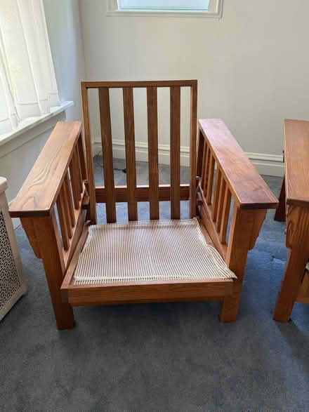 Photo of free LL Bean Futon Sofa and Chair (La Grange) #2