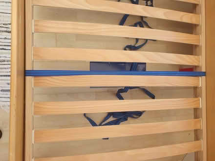 Photo of free Single wooden bed from John Lewis, needs repair (Peachcroft OX14) #1
