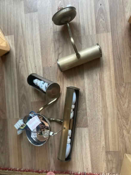 Photo of free Three wall mounted picture lights (Lower Bebington CH63) #1