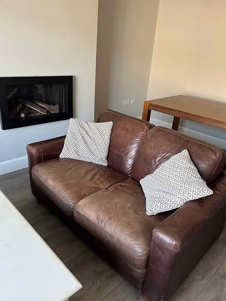 Photo of free Leather sofa #2 (Bray) #1