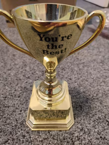 Photo of free You're The Best trophy (West End) #1