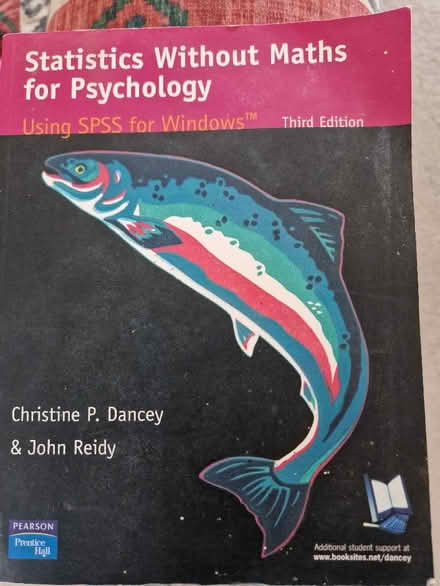 Photo of free Statistics without maths for psychology book (Wigmore HR6) #1
