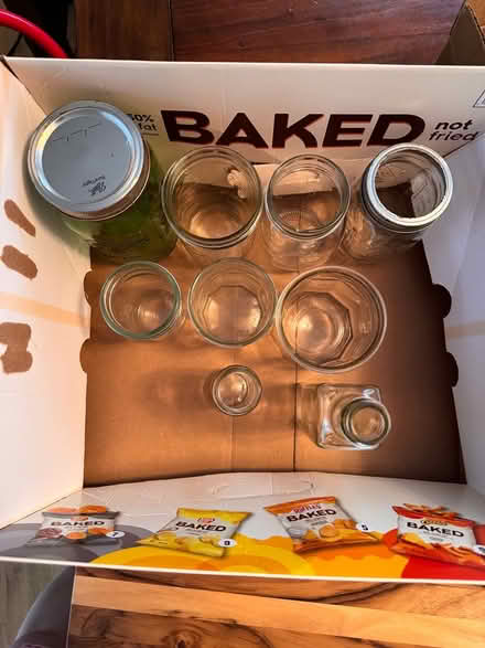 Photo of free Random glass jars (Chevy Chase DC) #1