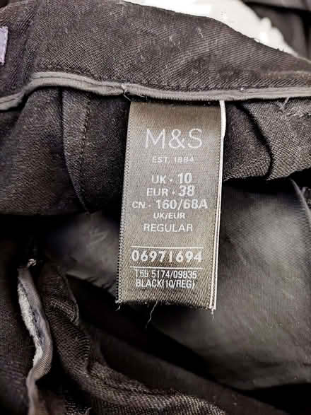 Photo of free M&S Girls' Black School Trousers (Bilton HG1) #4