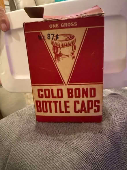 Photo of free Vintage Gold Bond Bottle Caps (Woburn on the Burlington line) #1