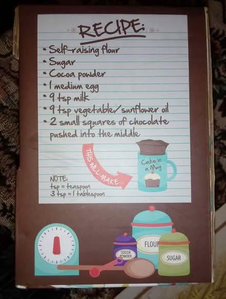 Photo of free Cake in a mug (Tonbridge) #3