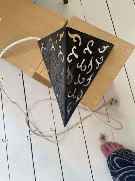 Photo of free Black Triangular light fitting (Boscombe BH7) #2