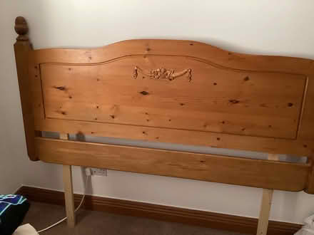 Photo of free Pine Headboard (Oulton. LS26) #1