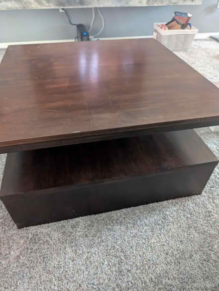 Photo of free Wooden coffee table (Clearwater) #4