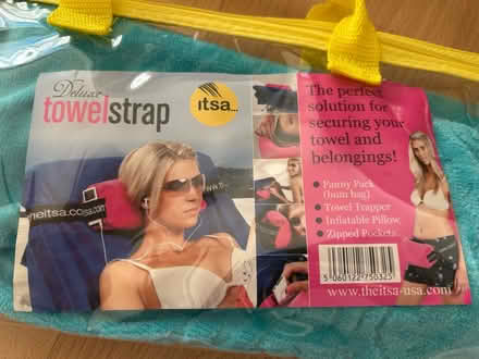 Photo of free Beach Towel Pillow (Barkham RG41) #3
